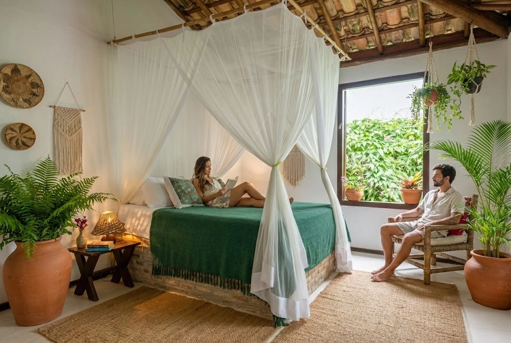 Suíte pronta para hospedagem